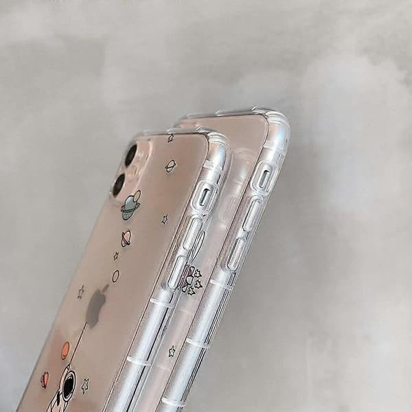 2-pak gennemsigtige telefoncovers til iPhone 12