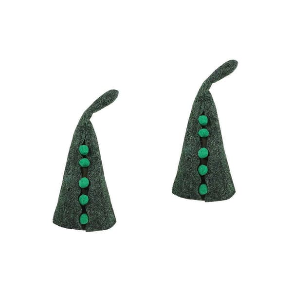 Peasecod Shape Wizard Hat for Cosplay Halloween 2Pcs Party Costume Prop