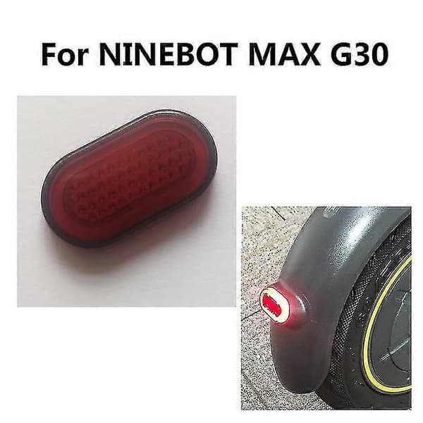 Baklykt Bremselysdeksel for Ninebot Max G30 Scooter Tilbehør
