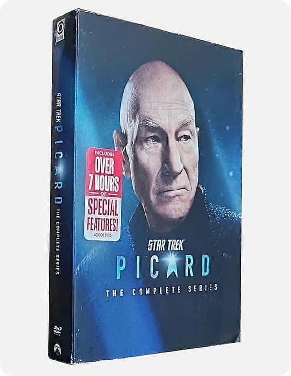 Star Trek: Picard: The Complete Series 1-3 engelsk version (DVD, 2023, 10-disc boxset)