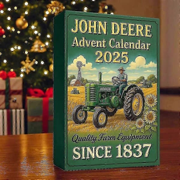 2026 24-dagars *John Deere Adventskalender Traktor Blind Box, Julklapp