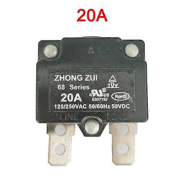 Elbilar för barn, elektrisk bilbrytare, leksaksbil, elektrisk motorcykelbrytare, fjärrkontrollbilsbrytare, motorcykeltillbehör - I lager Fuse 20A