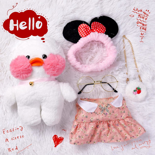 11,8 tommer sød Kawaii andefigur plysdyr blød dejlig andeplys bamse til børn piger DIY krammelig plys