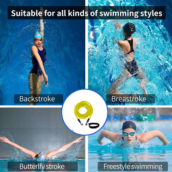 Simband för simning - 4M - Yellowsport utrustning
