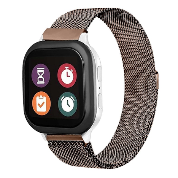 Til Verizon Gizmo Watch 1 Smartwatch Rem Milanese Mesh Bånd Rustfrit Stål Magnetisk Armbånd Style G