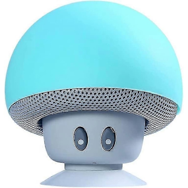 Svamp Högtalare Mini Cartoon Trådlös Stereo Högtalare Söt Bärbar Sugkopp Telefonhållare Grön 1st