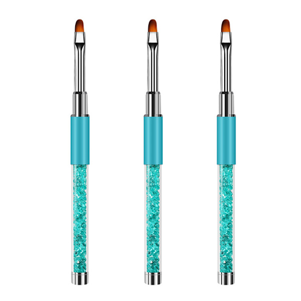 3PCS nagelverktyg fototerapipenna-02 rund huvud fototerapipenna blå diamant smink