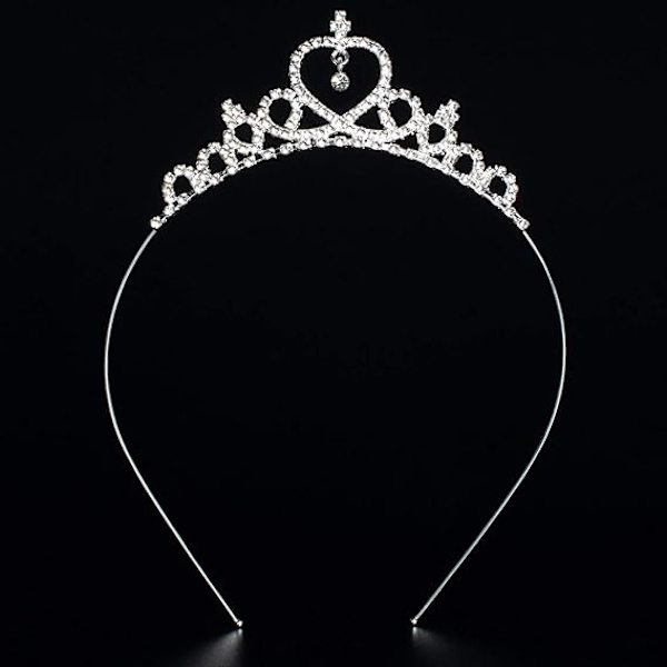 Jenteprinsesse krystalltiara krone for bursdagsfest