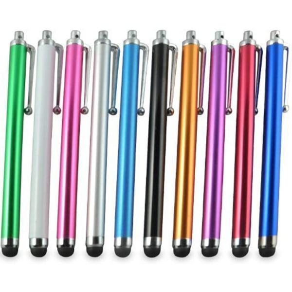Paket med 20 Universal Stylus Penna med pekskärm Kapacitiv Slim Stylus Pennor för mobiltelefoner