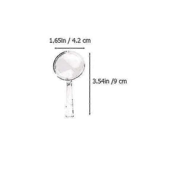 24 pcs Magnifying Glass 42 mm Handheld Small Magnifiers For Experiments