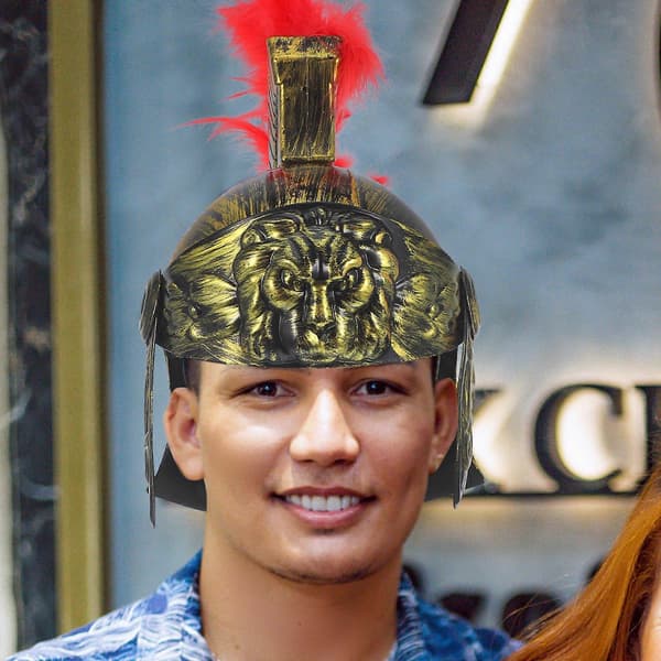 Romersk soldat samuraihatt for kostymefest hodeplagg