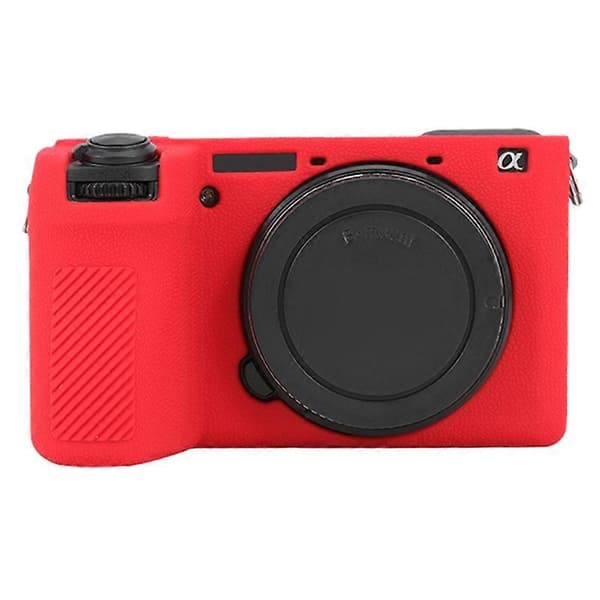 (New Arrival) Soft Silicone Protective Case with Lychee Texture (For Sony ILCE-6700 / A6700)