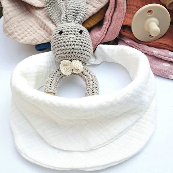 8-pack babybandana-haklappar, multifunktionella scarf-haklappar, mjuka och absorberande dreglande haklappar, justerbara haklappar för pojkar och flickor