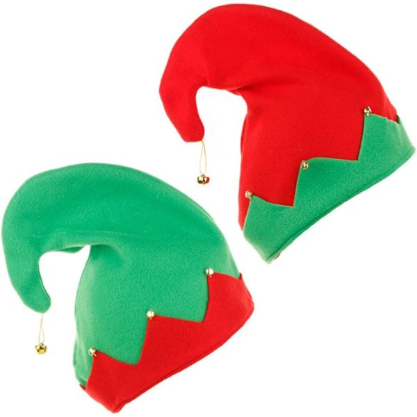 Heyone julmössa tomtehatt för vuxna kvinnor xmas kostymer dekoration hatt tillbehör