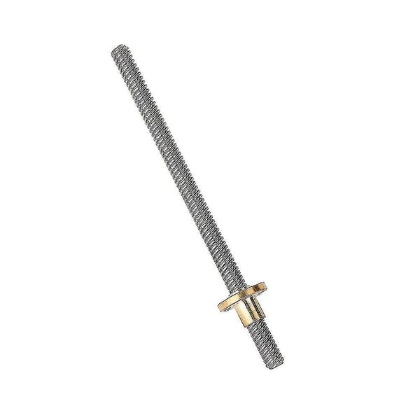 T8 8mm trapesformet gjengestang i rustfritt stål og messingmutter for 3D-skriver 150mm