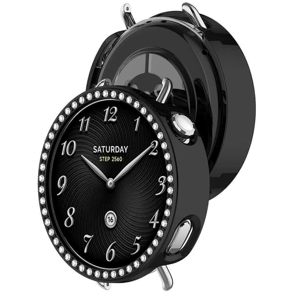 Single Row Diamond Half Coverage Hollow TPU Watch Case For Xiaomi Watch S4 41mm