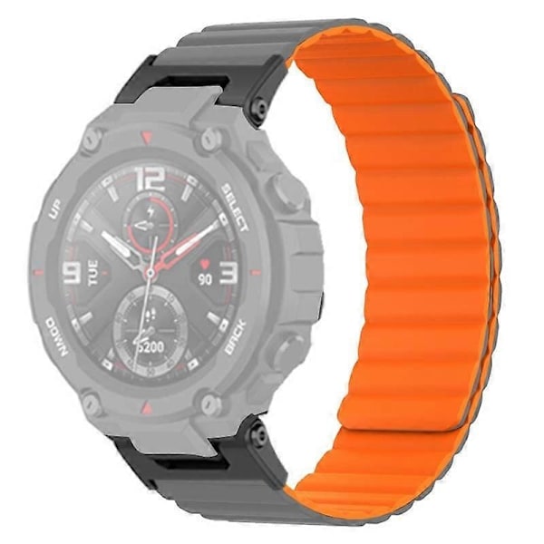 Typ B Silikonarmband med Magnetisk Smartwatch för Huami Amazfit T-Rex/T-Rex Pro Style E