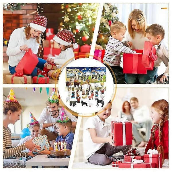 2026 Kristent Julekalender Religiøs Julekrybbe Kalender
