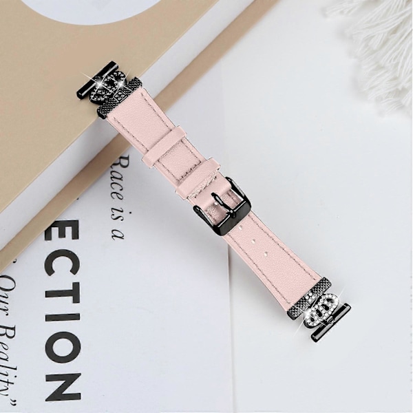 Type C Huawei Watch 2/GT 2 42mm/GT 3 42mm -kelloon Aito Lehmännahkainen Kellonranneke Mustalla Style A
