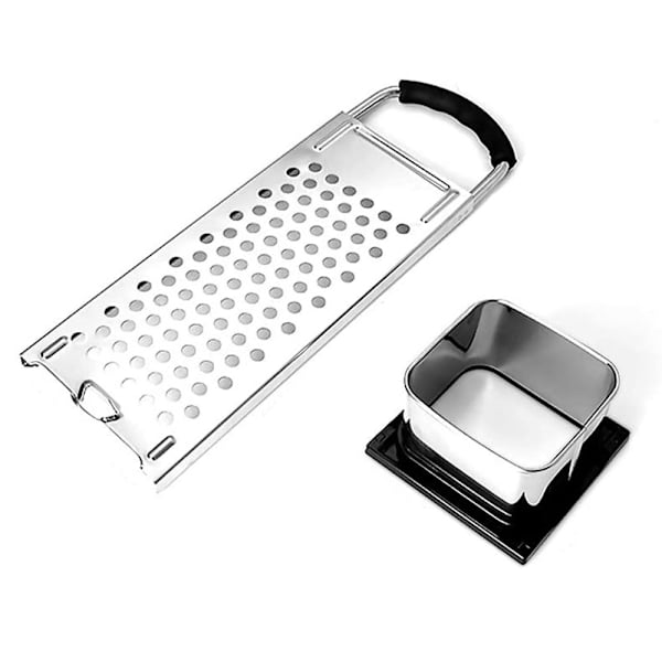 Pastamaskine i rustfrit stål med dejskraber, pastarive, pastasi, perfekt til pasta, tåler opvaskemaskine