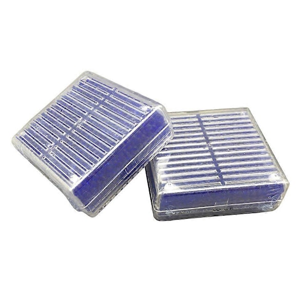 2 stk. Silicagel Tørremiddelboks Silicagel Affugterboks Fugtabsorberende Boks Blue