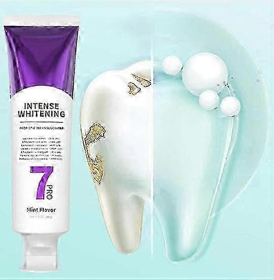 1-3X 7-Pro Intensive Toothpaste, 7PRO Intense Whitening Toothpaste with 7 2025 3PCS