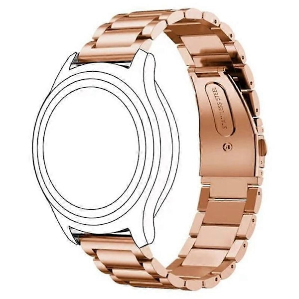 Tyyppi B Garmin Lily 2 14mm kellon rannekkeelle 3-helminen ruostumattomasta teräksestä valmistettu ranneke taittolukolla Style C