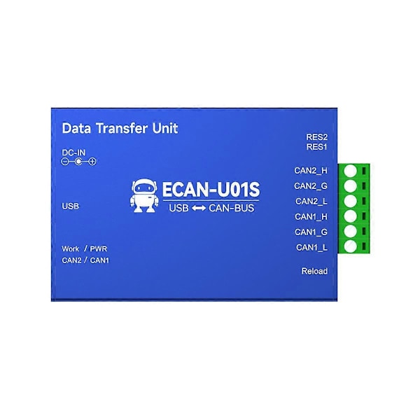 CAN til USB-konverter CAN2.0 Debugger Bussanalysator CAN-BUS Toveis 2-veis Transceiver Bærbar
