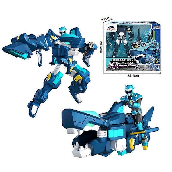 Mini Force 2 Super Dino Power Transformationsrobot Actionfigurer MiniForce X Simulationsdyr Deformation Dinosaur Legetøj With Box 8627