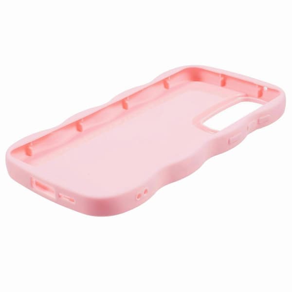 Case for Samsung Galaxy A15 4G/5G Waveform Shockproof TPU Phone Case (Pink)