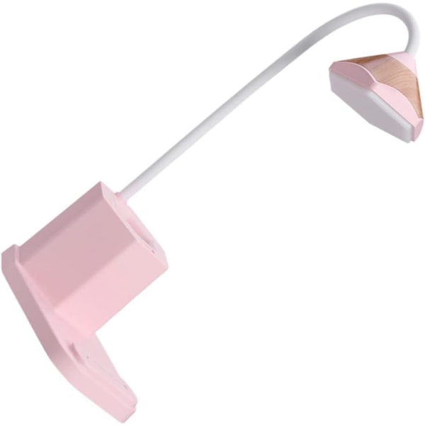 1 stk. Pink Pen Holder Bordlamper til Skrivebord Opladning Læsning Bordlampe Pen Beholder Bordlampe Skrivebordslampe Pink Multifunktion