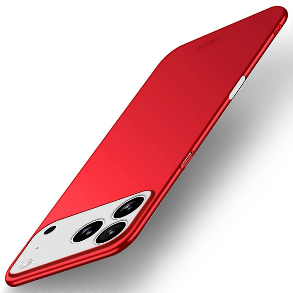 Compatible with iPhone 17 Pro Max Mobile Case MOFI Shield Matte Series Ultra Slim PC Protective Case (Red)