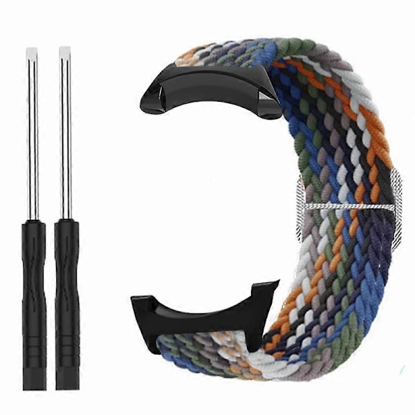 For Suunto Core Klokkereim Elastisk 22mm Myk Nylon Elastisk Flettet Rem Style M
