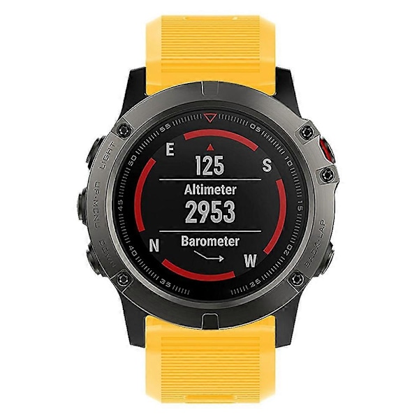 Type D KALEBO LKLB-HWGJ-001 til Garmin Fenix 6X/Fenix 7X/Instinct 2X Smart Watch Band QuickFit Style F