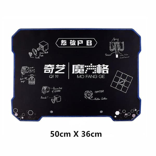 Polaoyi Timer Pad Speeding Race Timer Treningspute Speed Cube Leker 50 x 36cm Mat