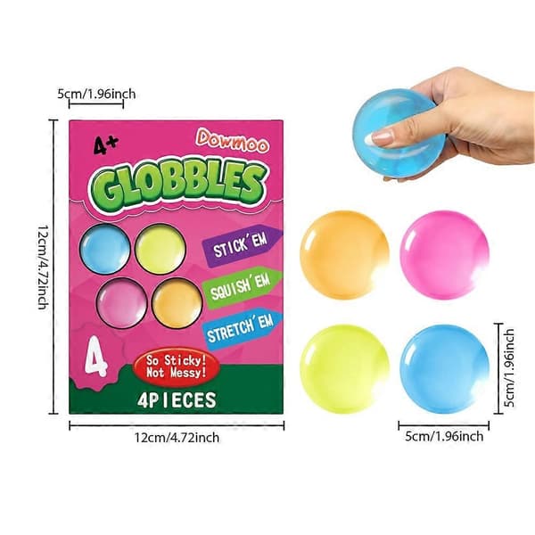 Crayola Globbles Squish Legetøj Klæbrige Stressbold til Voksne Børn Squishy Bolde Beroligende Sensorisk Stresslindrende Gave
