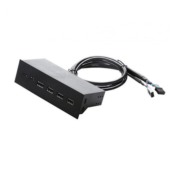5,25 tommer USB-frontpanelhub til pc-computerkabinet optisk drev frontpanel 4 porte USB 2.0