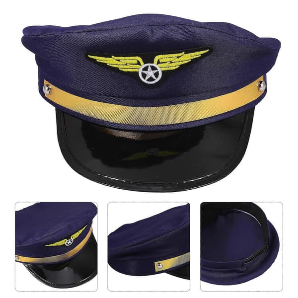 Pilotlue for voksne med justerbar passform for maskerade