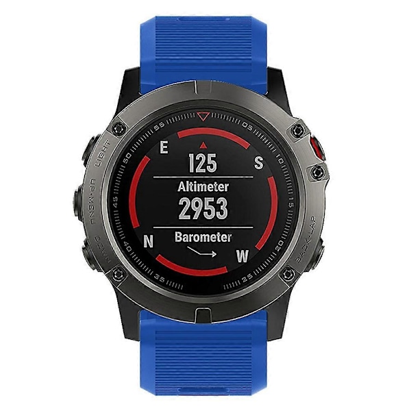 Type D KALEBO LKLB-HWGJ-001 til Garmin Fenix 6X/Fenix 7X/Instinct 2X Smart Watch Band QuickFit Style H