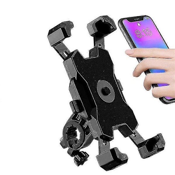 Universaali Pyörän Moottoripyörän Puhelinpidike Kiinnike 360 Pyörityspyörä