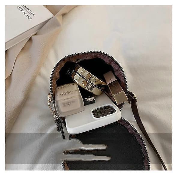 Mobile Phone Bag with Shoulder Strap - Women's PU Leather Handbag with Adjustable Strap - 10014