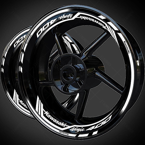 För Kawasaki Ninja 400 Hjul Dekal Fälg Logo Kit 2022 2023 2021 2020 1