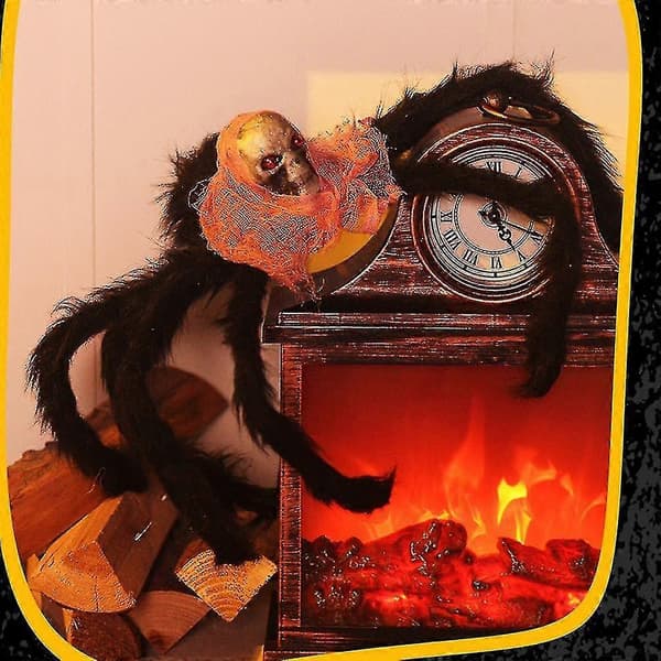 1 stk Halloween Kjempeedderkopp Spøkelseshusdekorasjoner Propsred bd