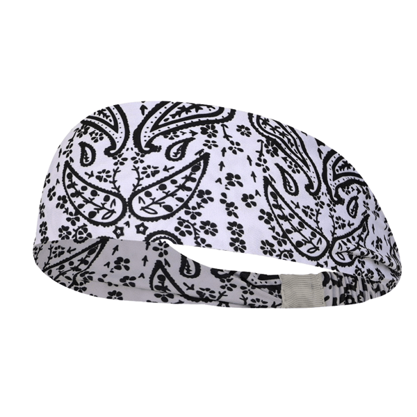 Women's Headbands, Wide Elastic Soft 4 Pack Printed Hair Bands, A