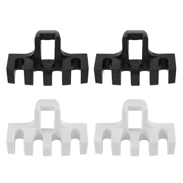 4 pcs Badminton Racket Stringing Machine Tools Rackets Pressure Reducer Load Spreader Adapter Mount Black and White