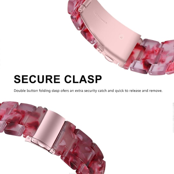 Resin Armband för Huawei Watch 4 Pro/Watch GT 3/2 46mm, 22mm Vattentät Snabbspänne Style M