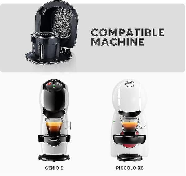 Kapseladapter Kompatibel Med Nespresso Dolce Gusto, Kaffekapselkonverterer, Integrert Oppfellbart Tilbehør for Kaffemaskiner
