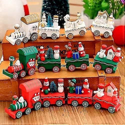 Miniature Trætog til julepyntsgave