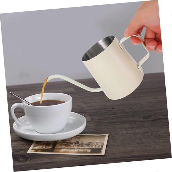 Svansehals kaffekedel i rustfrit stål med præcis tud til Pour Over hånddryp-brygning