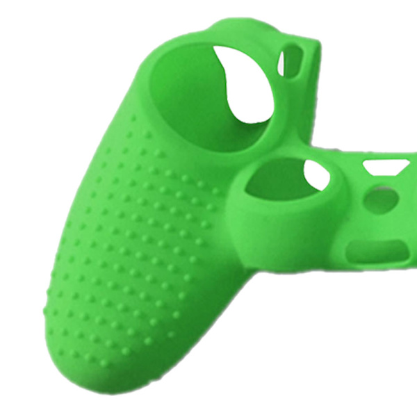 Controller Skin Grip Cover Cover Beskyttende Blød Silikone Gummi Etui-Antiskrid Partikel Grøn